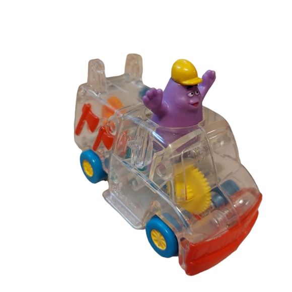 VINTAGE 1996 Rare McDonald's happy meal toy Ronald McDonald clear car 1996 - Picture 8 of 10